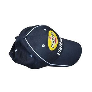 Pennzoil Platinum Black Hat Cap Racing Nascar Auto Motor‎ Oil Norscot